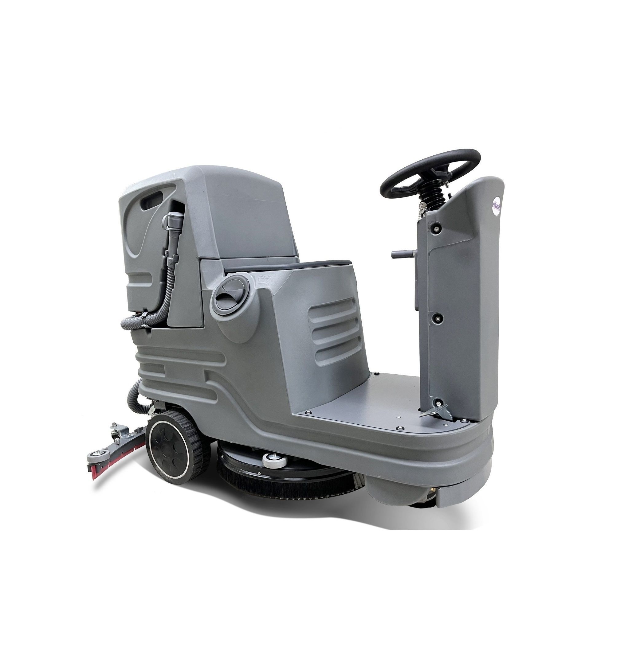 Auto Self-Propelled Ride on floor scrubber, 21" Brush 38" Squeegee, 21.1 Gallon(500X-MX5