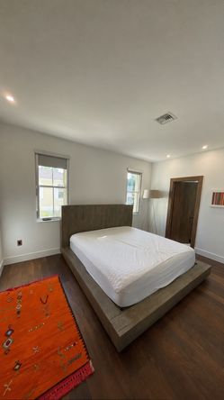 RH Aspen French Oak Platform Bed