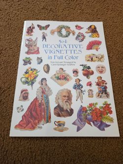 Book - "504 Decorative Vignettes" (NOT STICKERS) (will ship)