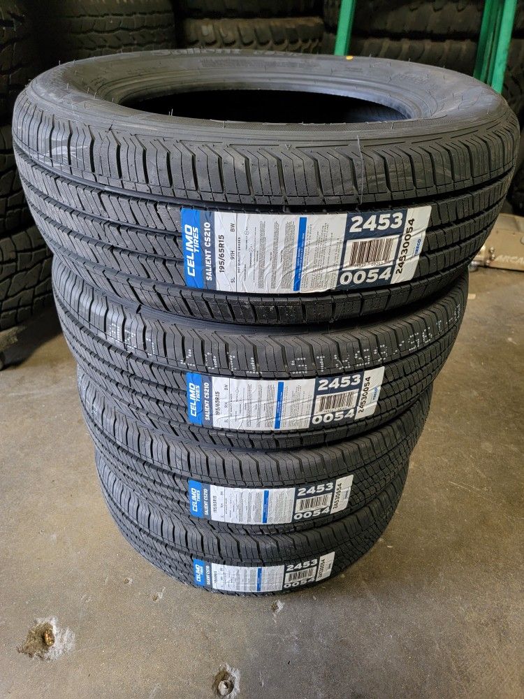195 65 15 NEW TIRES COROLLA CIVIC SENTRA KIA SCION VERSA