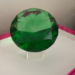 Green crystal diamond
