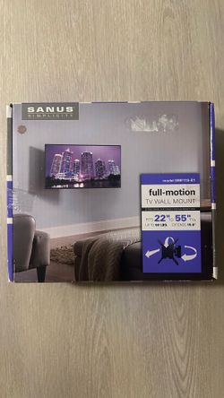 Sanus simplicity full motion TV Mount 22”-55”