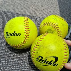 3 Softballs