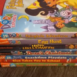BLUES CLUES, DORA & DIEGO DVD'S 1 FOR $2/ 2 FOR $3/ ALL FOR $10- IT'S AVAILABLE. 