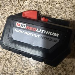 Milwaukee M18 18-Volt Lithium-Ion High Output 12.0Ah Battery Pack
