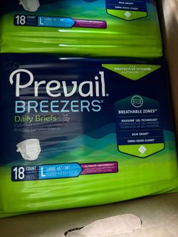 Adult Daily Briefs Large 1box(4 bags of 18 units)