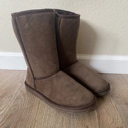 Faux Fur Lined Brown Women’s Boots Size 38 US 7.5