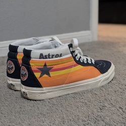 Vans Sk8 Mid  x Astros MLB Collab 9.5M