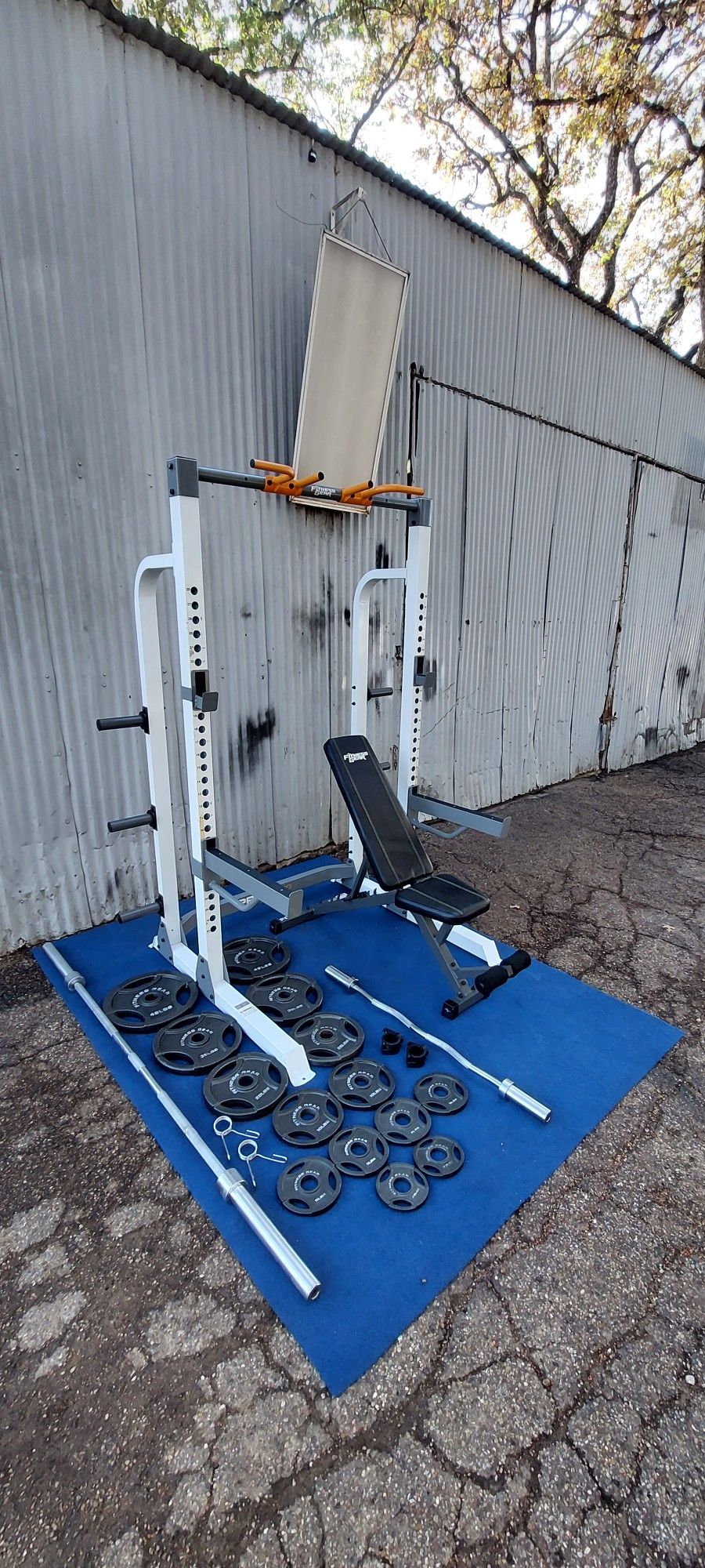 Pro HR500 Fitness Gear Squat rack / gym / gymnasio / Olympic weights / pesas / bench press / Power Rack / Fitness