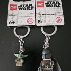 Star Wars Mandalorian Lego Keychains