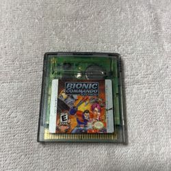 Bionic Commando Elite Forces Gameboy Color