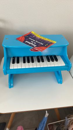 Melissa & Doug Learn-to-Play Piano With 25 Keys and Color-Coded Songbook - Blue