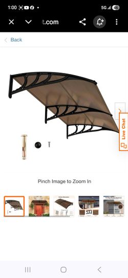 Window/ Door Over Hang Awning Brand New