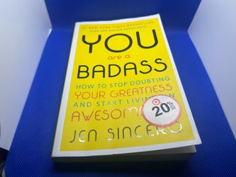 You Are A Baddass by Jen Sincero self help book
