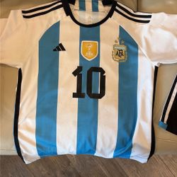 Argentina Messi Jersey Set Youth Size 28