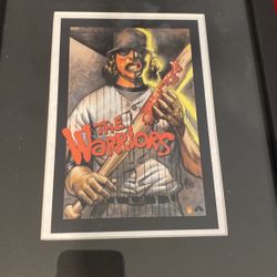 THE WARRIORS BASEBALL FURIES CUSTOM MATTED FRAME 9x11 PRINT 