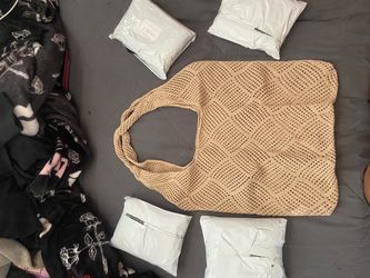Linen beach bag (5left)
