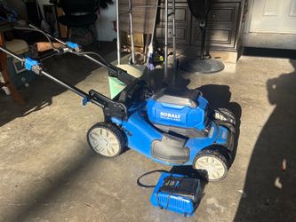Kobalt lawnmower edger trim set