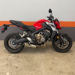 2018 Honda CB650F - 3,296 miles