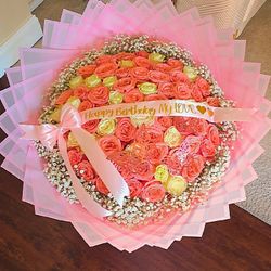 Bouquets Roses Natural 