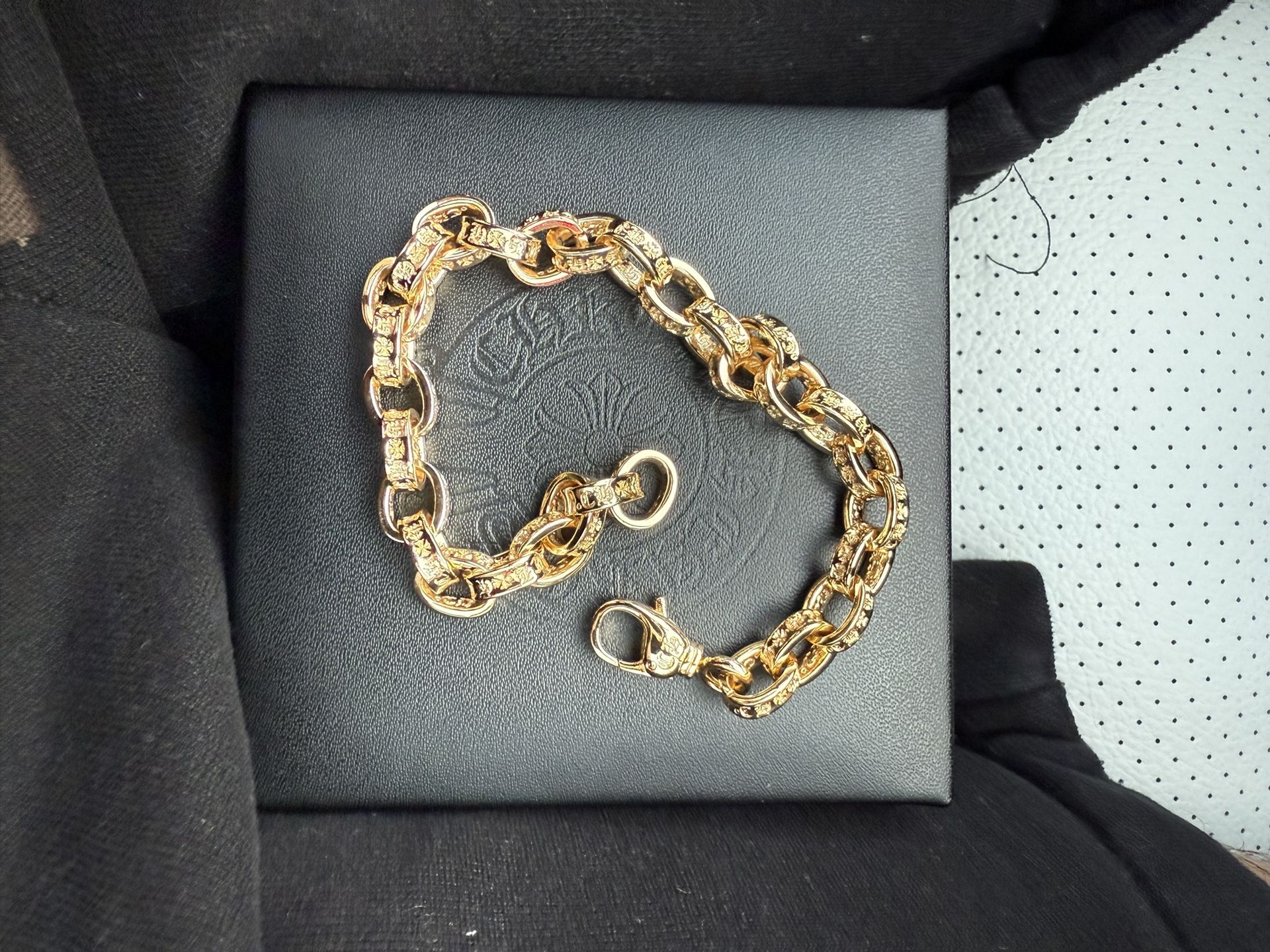 chrome hearts paper link bracelet