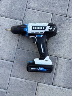 HART 20V Cordless Drill Driver With Battery – Works Great