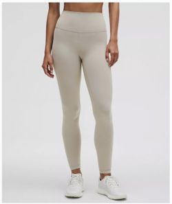 Lululemon, Wunder train High-Rise 28”, Riverstone/Beige and size 0.