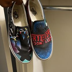 Stranger things Custom Vans Size 11