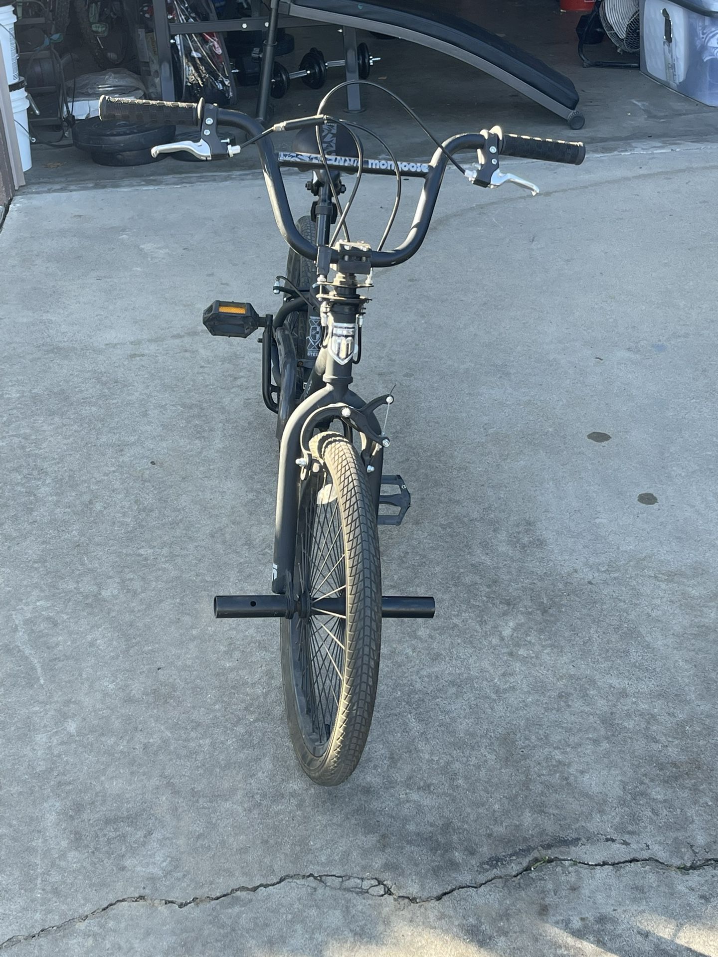 Mongoose Matte Black Teen Size BMX Bike
