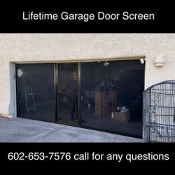 16x7 Lifetime Garage Door Screen