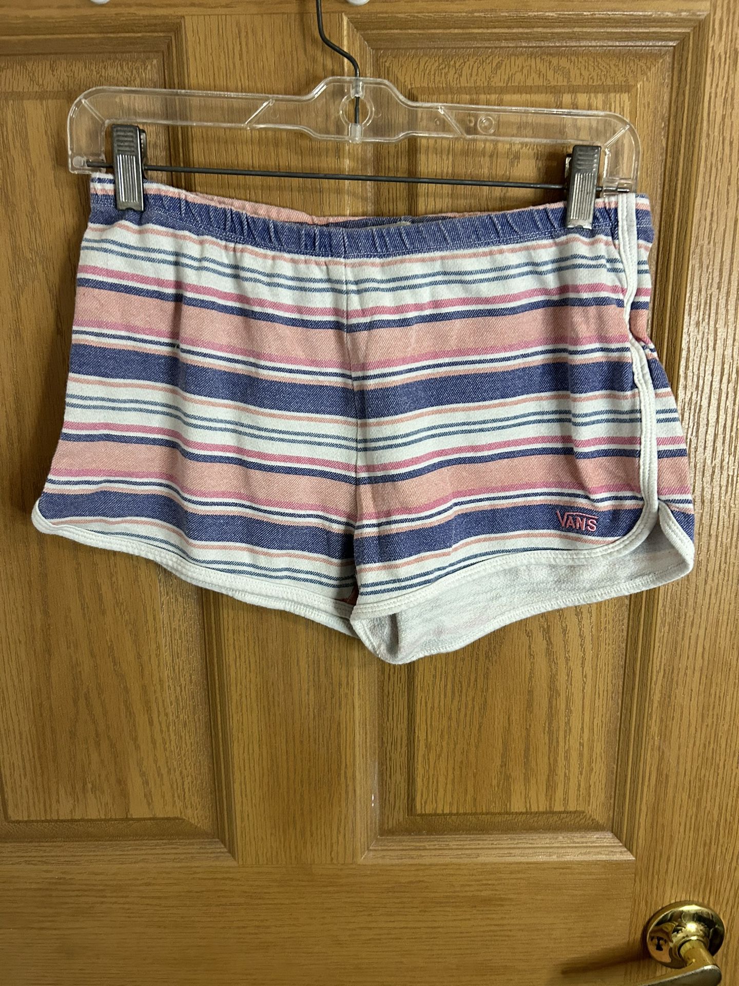 Vans Women’s Striped Cloth Shorts Size Small
