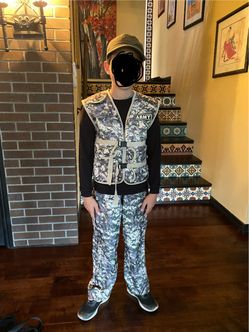 Army Costume Child Size Large vest and pants only
