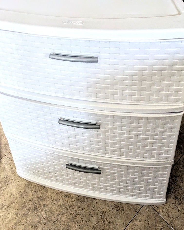 3 Drawer Storage Plastic 