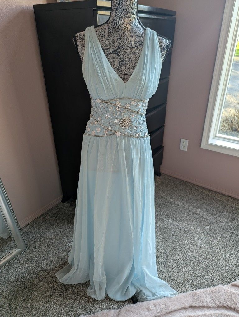 Prom Dress Size 2 Light Blue