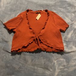 Browish Redish Top