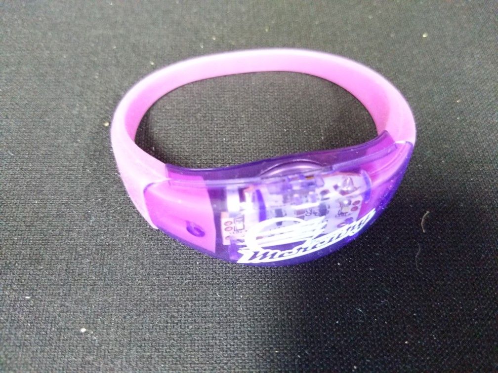 Phoenix Mercury Purple Light Up Promo Wrist Band