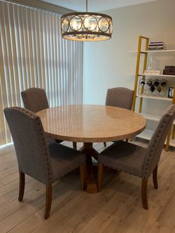 Beautiful marble dining table