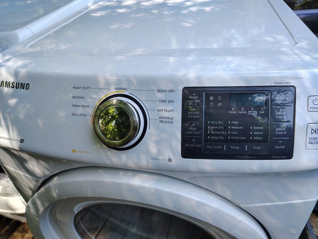 SAMSUNG FRONT LOADER WASHER & DRYER 