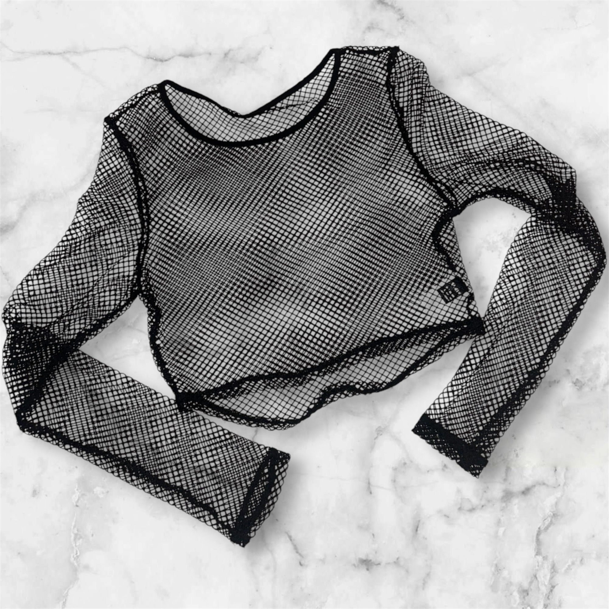 Fishnet Crop Top