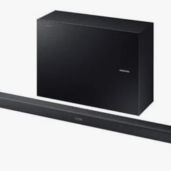 Samsung Sound Bar And Subwoofer