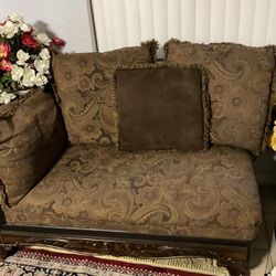Three Piece Brown Couch