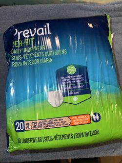 Prevail Per-Fit XL Adult Underwear - 6 Bags Available