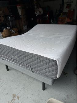 Puffy Adjustable bed & base  (full-size)