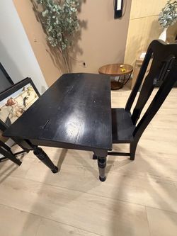 Desk and chair