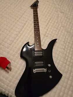 BC Rich Black Electric Guitar
