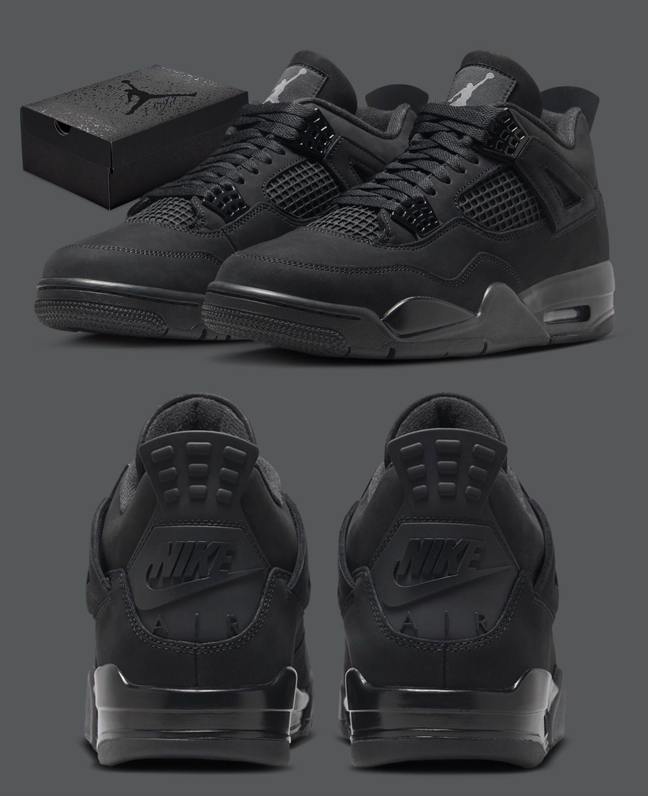 Nike Air Jordan 4 Black Cats 