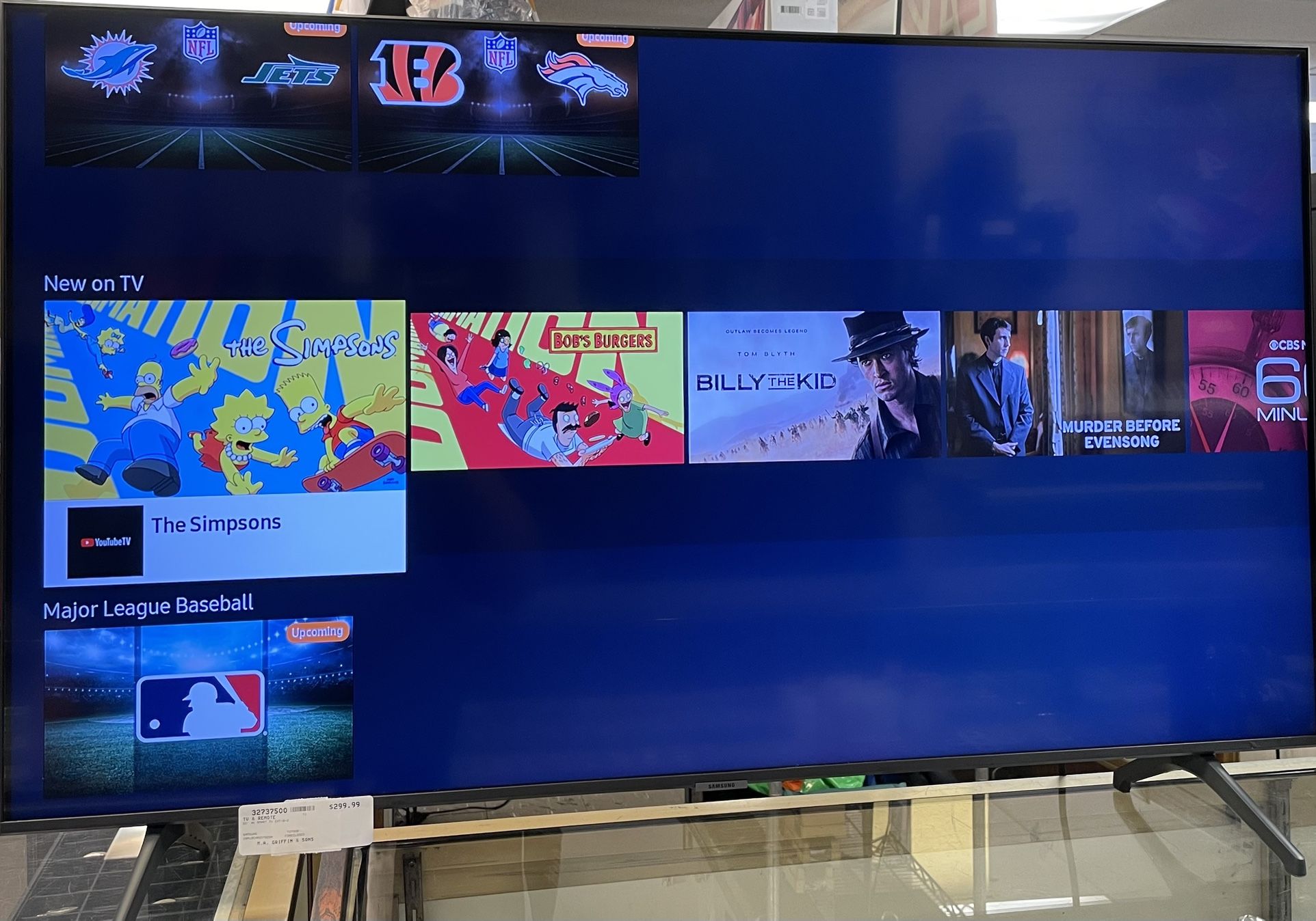 50” Samsung 4K Smart Tv