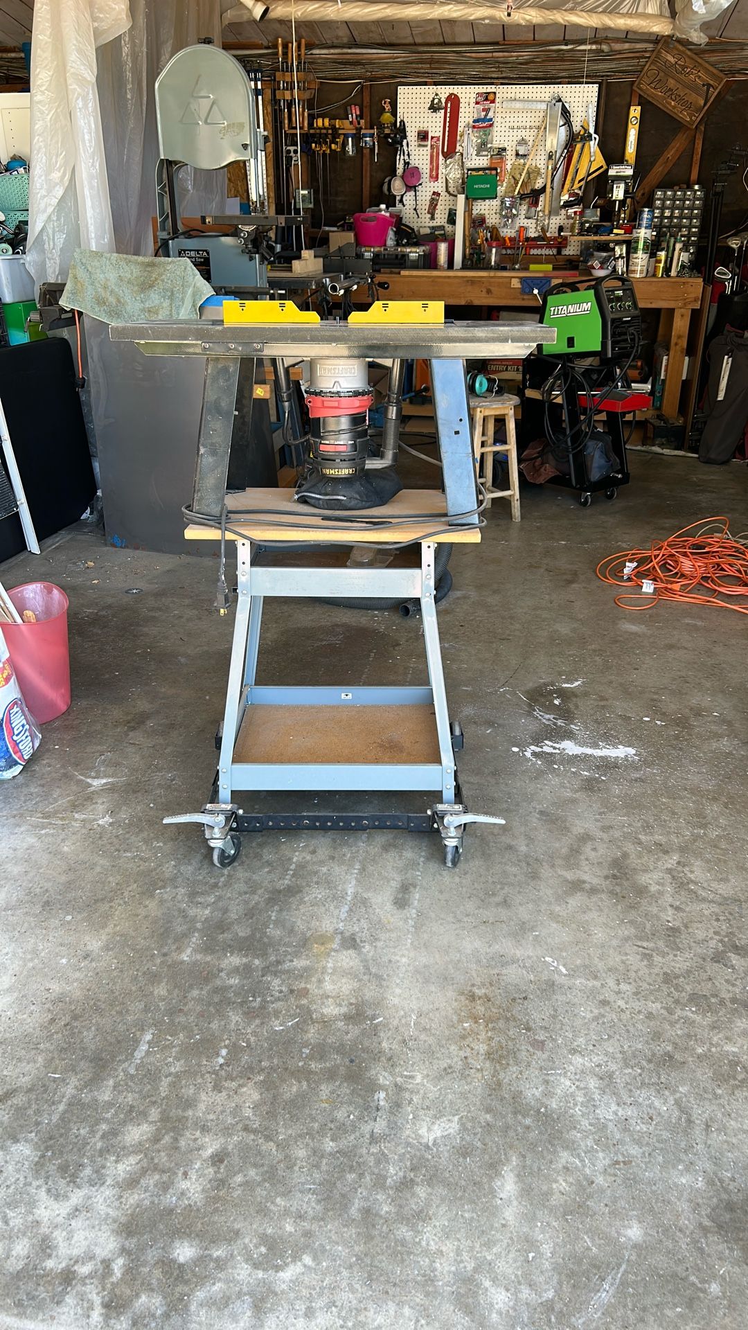 Craftsman 2hp Router And Rolling Table