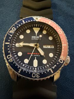 Seiko SKX009J Automatic Diver Pepsi Made in Japan May 2007 7S26-0020 Watch