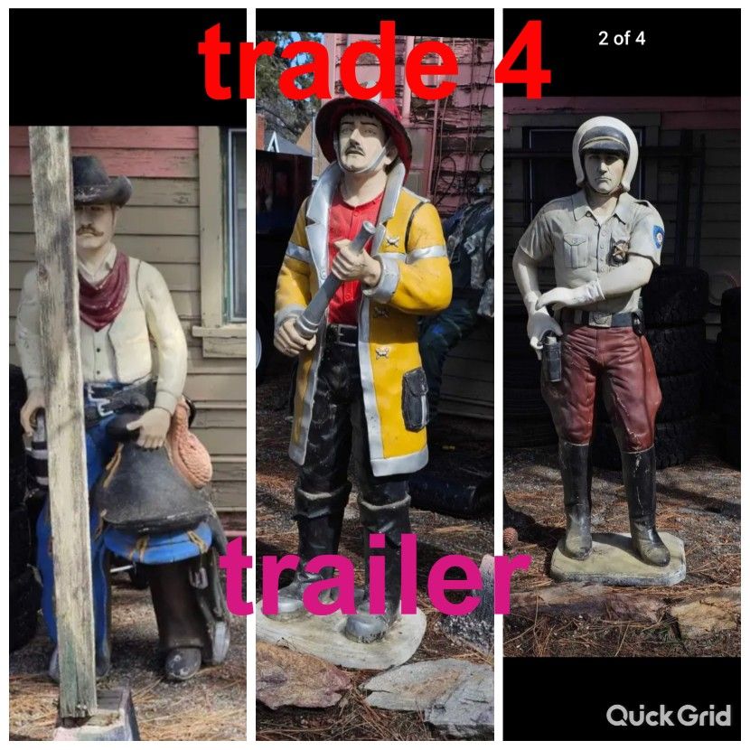 Is life size fiberglass statues $450 Each